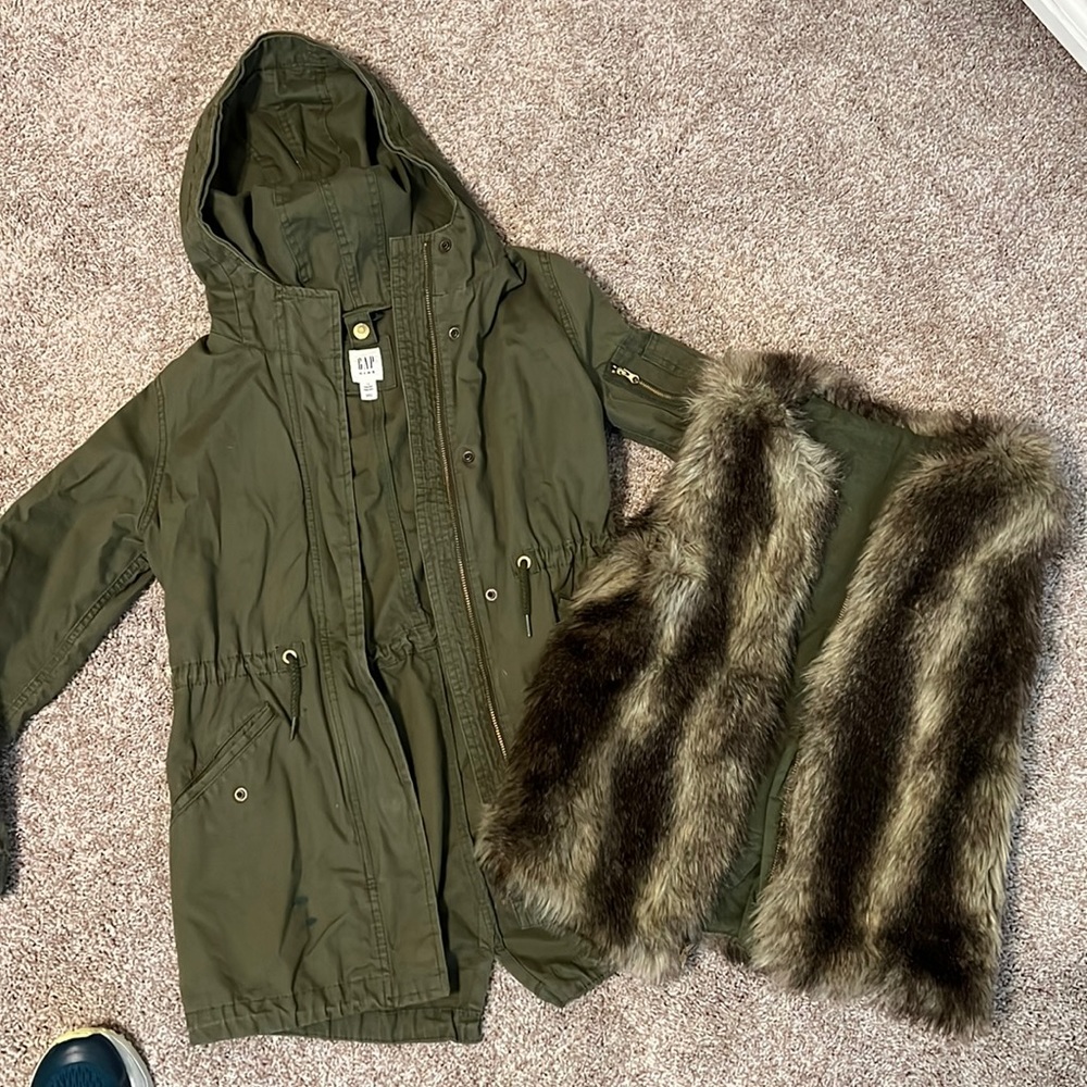 3 in 1 girls page gap utility jacket